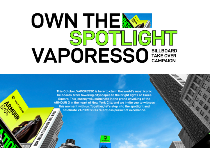 OWN THE SPOTLIGHT - VAPORESSO International Festival of Creativity-